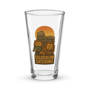 Colosseum Catering Shaker pint glass