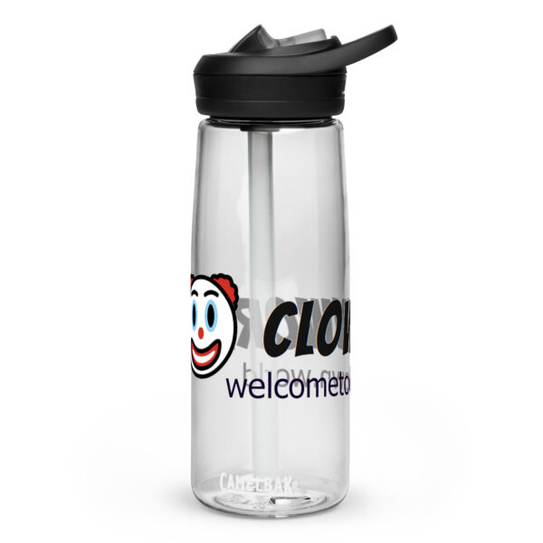 Welcome To Clownworld Sports water bottle - Image 21