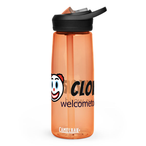 Welcome To Clownworld Sports water bottle - Image 17
