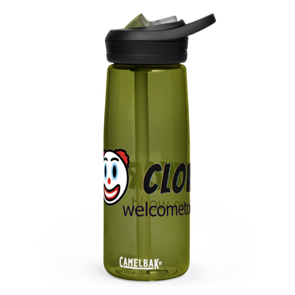 Welcome To Clownworld Sports water bottle - Image 5