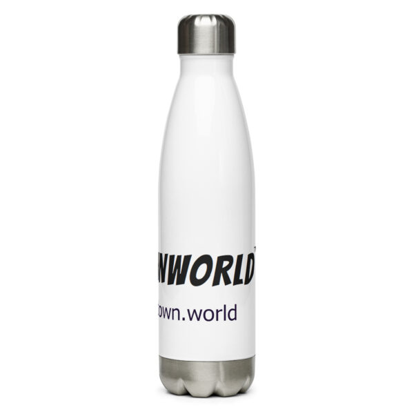 Welcome To Clownworld Stainless steel water bottle - Image 4