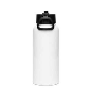 Colosseum Catering Stainless steel water bottle with a straw lid