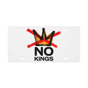 No Kings Vanity license plate