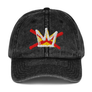 "No Kings" Vintage Cotton Twill Cap