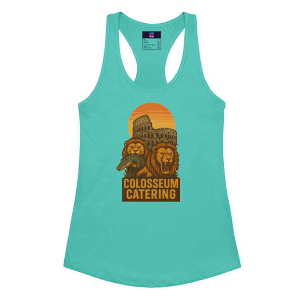 Colosseum Catering Women’s fitted racerback tank top - Image 4