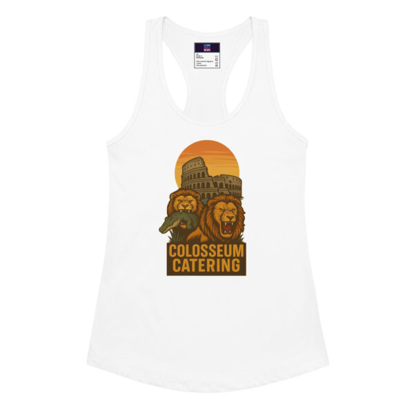 Colosseum Catering Women’s fitted racerback tank top - Image 6