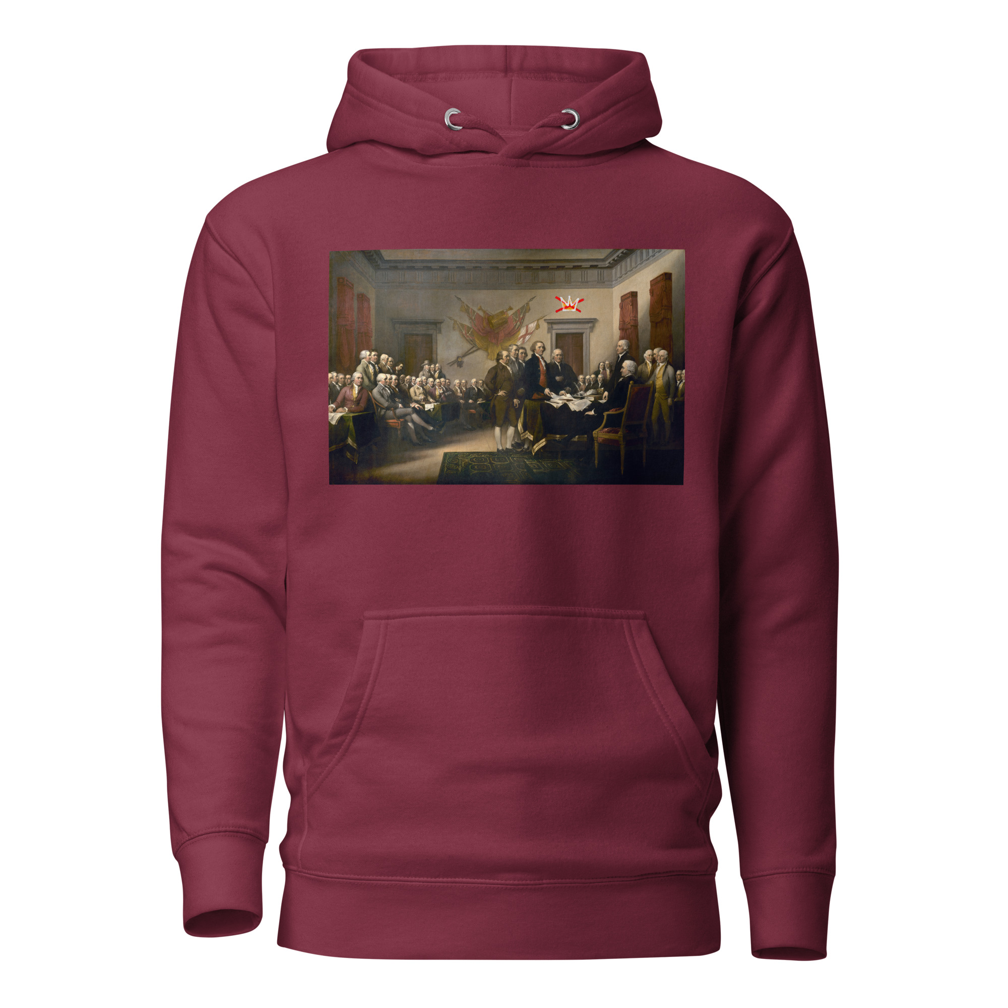 Patriotic No Kings Unisex Hoodie - Image 8