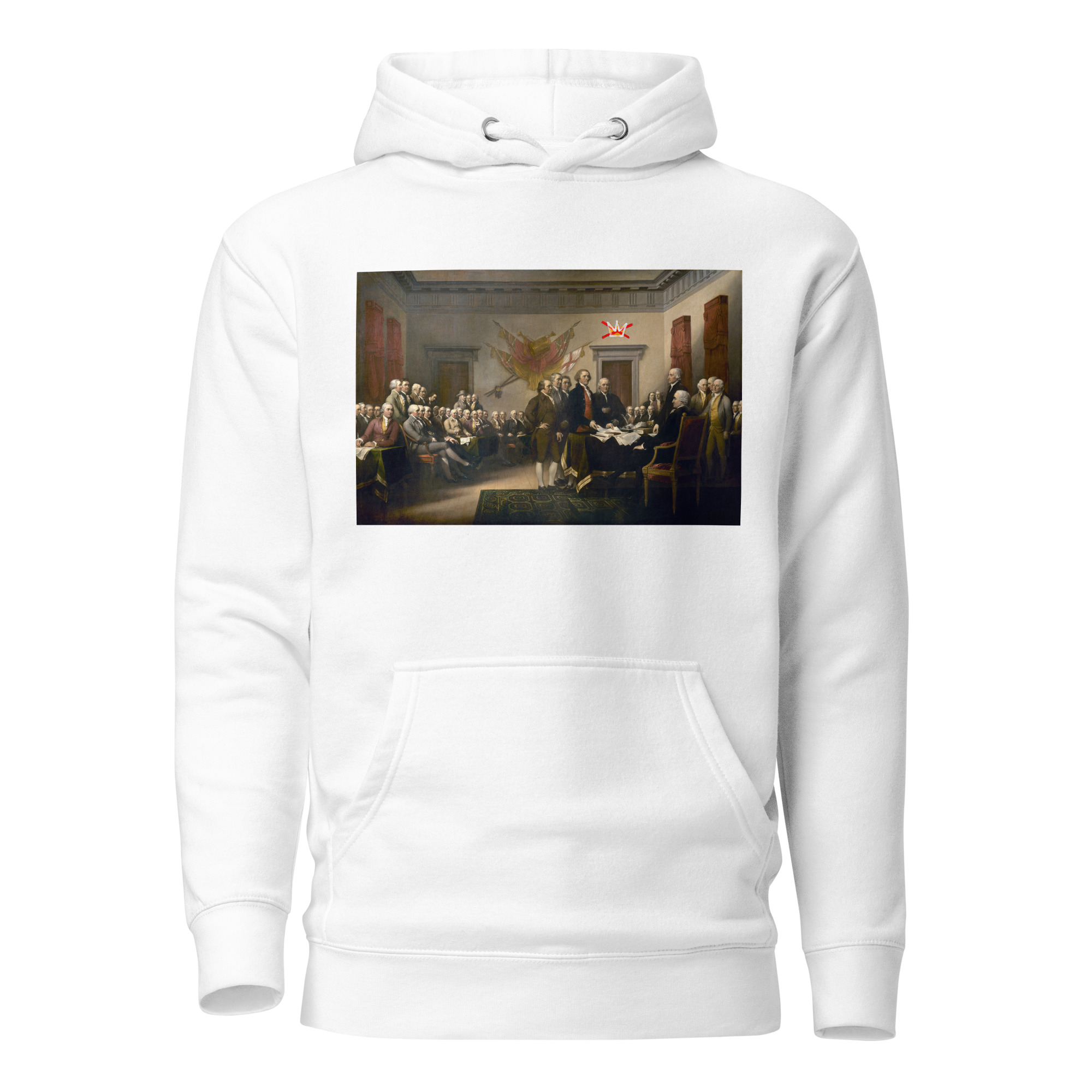 Patriotic No Kings Unisex Hoodie - Image 7