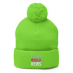 Clown World® News Pom-Pom Beanie