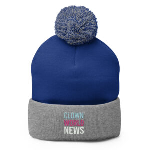 Clown World® News Pom-Pom Beanie